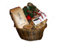 Burlap and Bean Gift Basket
